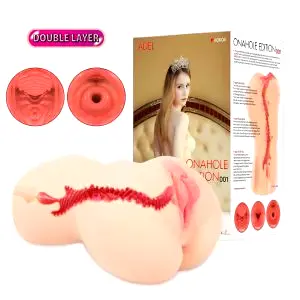 Onahole 001 XL - realistická vagína masturbátor (naturál)