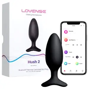 Hush 2 S - aplikáciou ovládaný análny vibrátor (38 mm