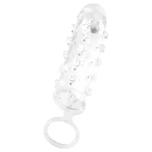 Mr. Orgasm - guľatý návlek na penis (priehľadný)