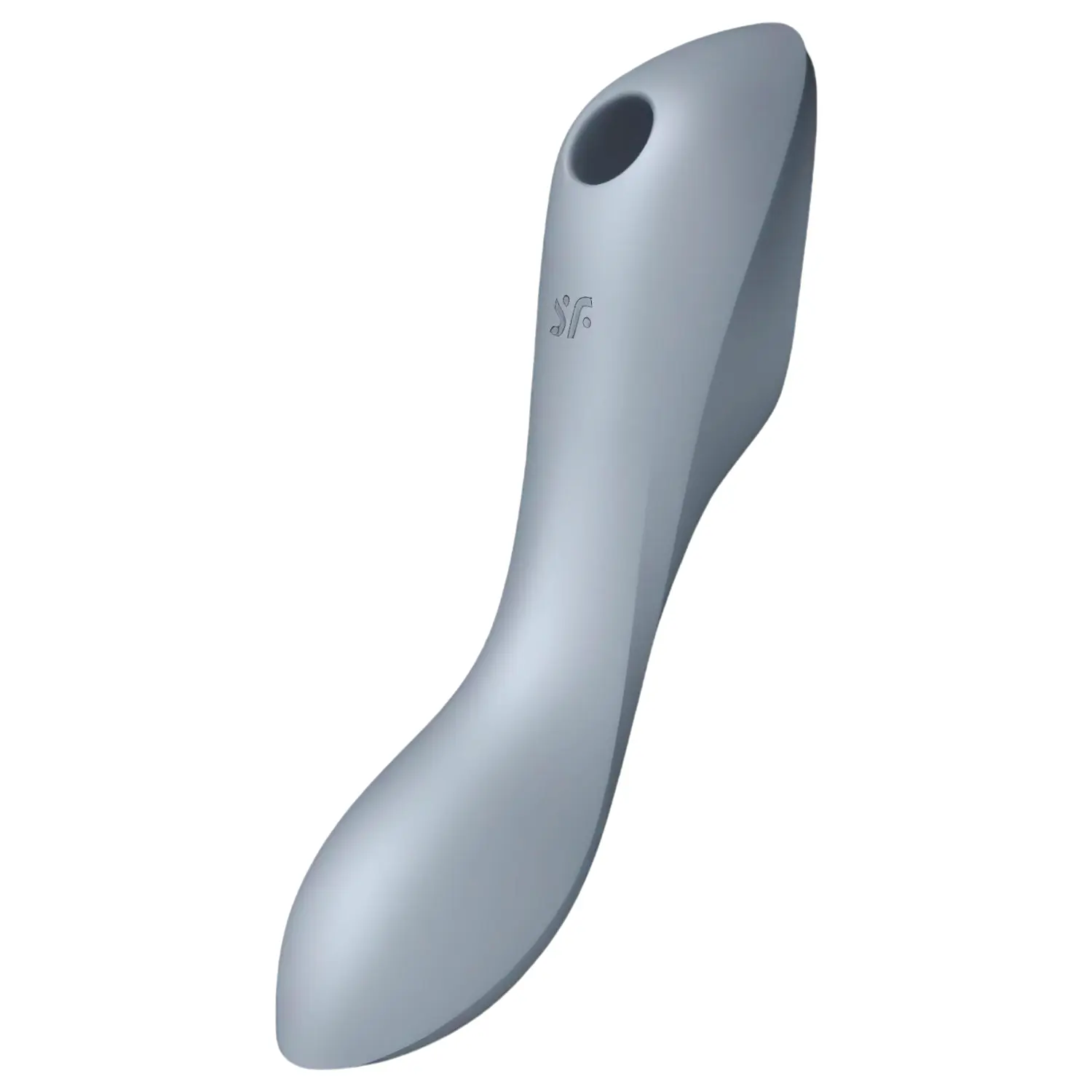 Curvy Trinity 3 - vibračný stimulátor klitorisu a vagíny - sivý Curvy Trinity 3 - vibračný stimulátor klitorisu a vagíny - sivý