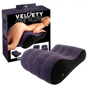 Nafukovací sex vankúš - modrý
