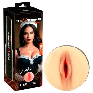 Rebel The V-Stroker Lucia realistická umelá vagína masturbátor (telovej farby)