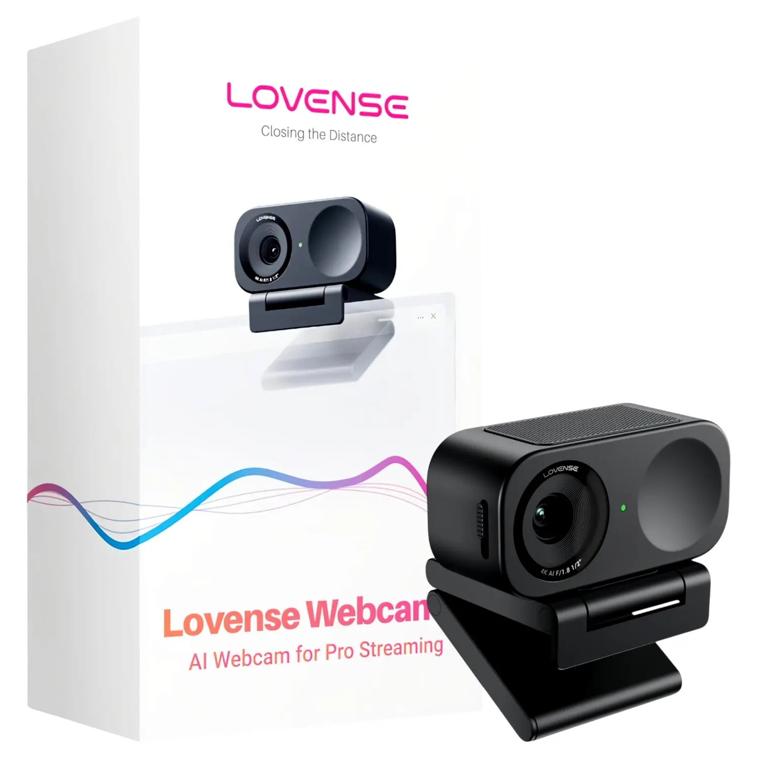 Lovense Webcam 2 AI webkamera na streamovanie (čierna) Lovense Webcam 2 AI webkamera na streamovanie (čierna)