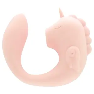 Unihorn C-Horse vibrátor na stimuláciu bodu G a klitorisu (korálový)
