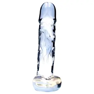 Clarity Seraphic Opus sklenené G-bod dildo (priehľadné)