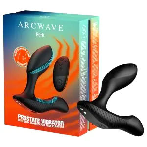 Arcwave Perk vibračný stimulátor prostaty s diaľkovým ovládaním (čierny)