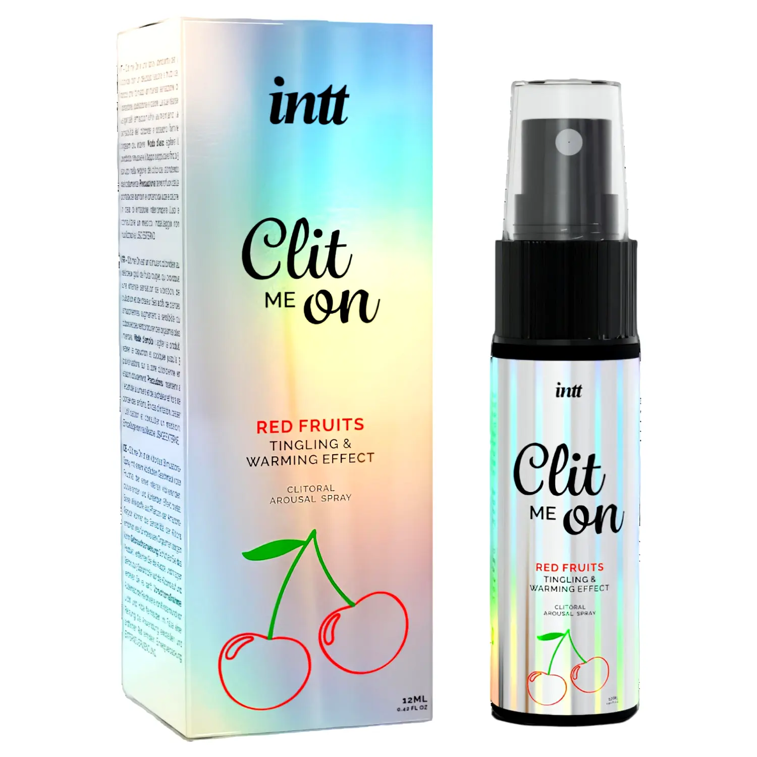 Clit Me On - tekutý vibrátor sprej na klitoris - červené ovocie (12 ml) Clit Me On - tekutý vibrátor sprej na klitoris - červené ovocie (12 ml)