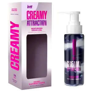 Creamy Attraction - bozkávací krémový gél - černica (100 ml)