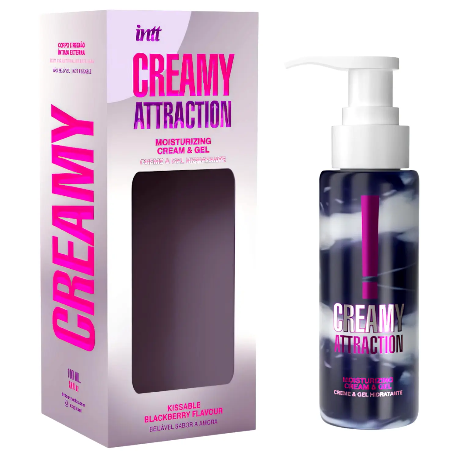 Creamy Attraction - bozkávací krémový gél - černica (100 ml) Creamy Attraction - bozkávací krémový gél - černica (100 ml)
