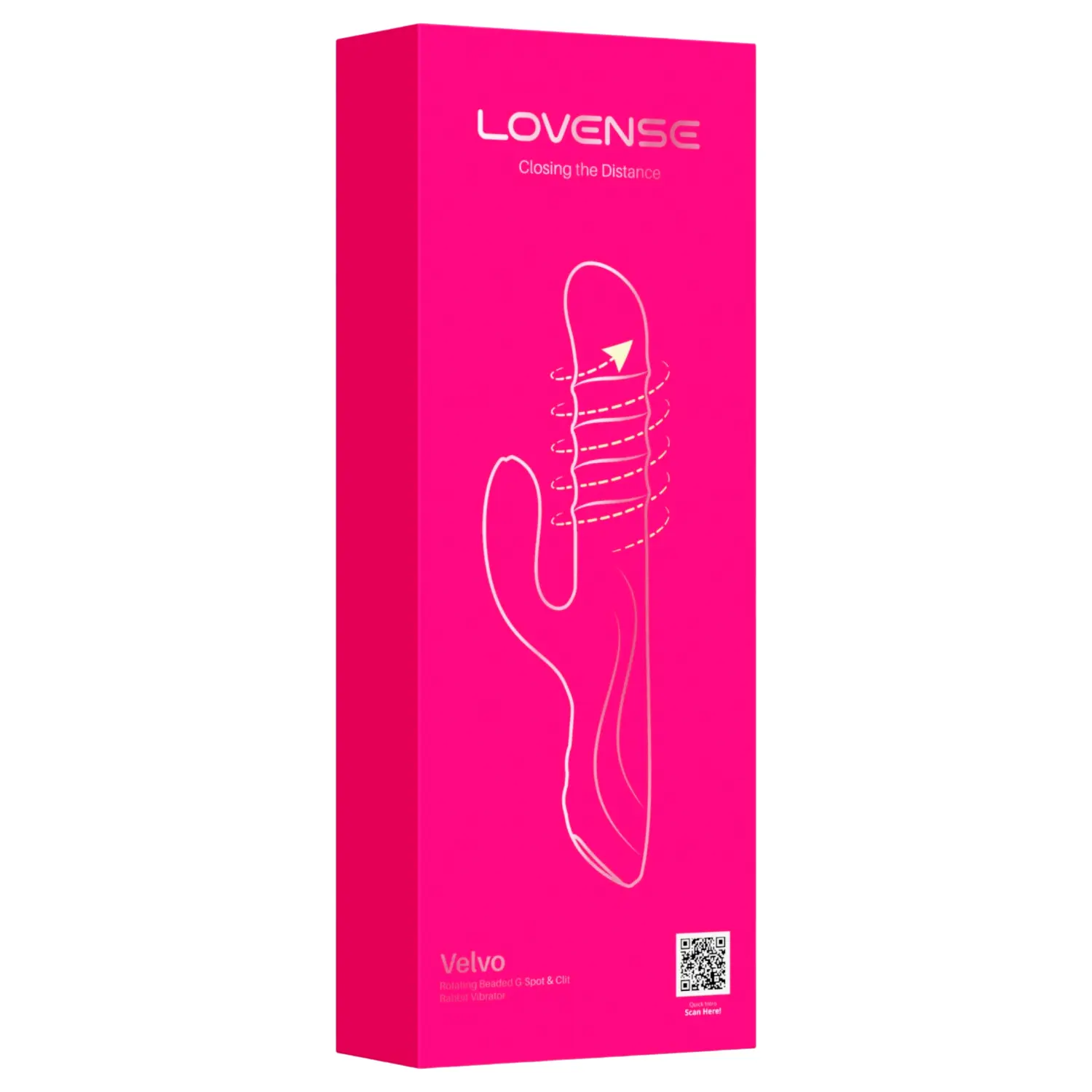 Velvo - aplikáciou ovládaný perlový vibrátor (ružový) Velvo - aplikáciou ovládaný perlový vibrátor (ružový)