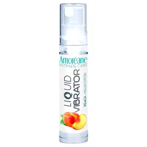 Amoréane tekutý vibračný stimulačný lubrikant broskyňa (10 ml)
