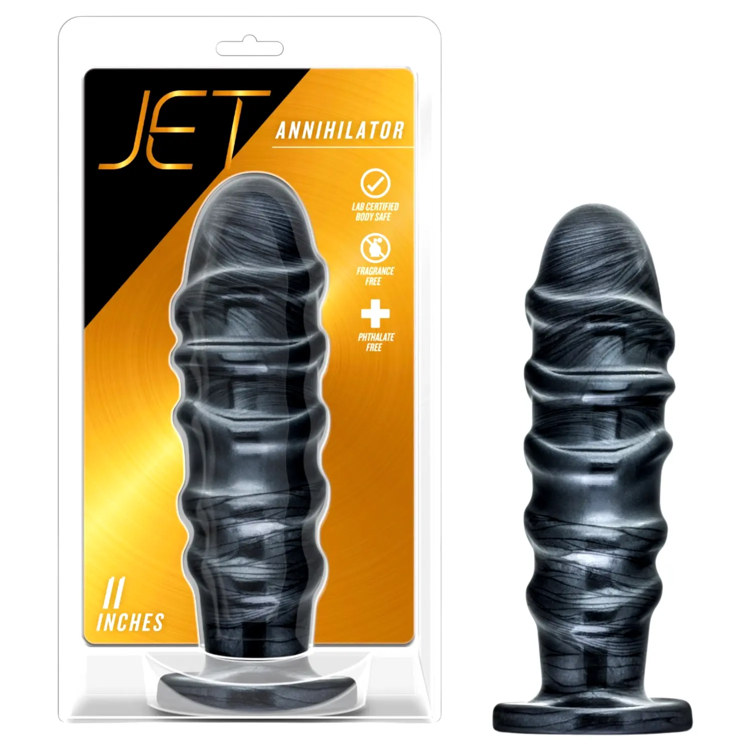 Blush Jet XXL análne dildo (čierne) Blush Jet XXL análne dildo (čierne)