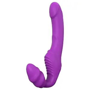 Dreamtoys Essentials - bezramenný pripínací vibrátor (fialový)
