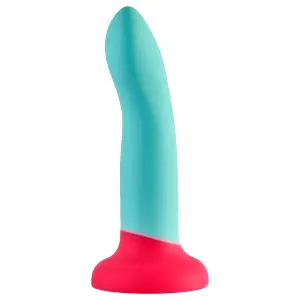 Dreamtoys Love Signal dvojfarebné silikónové dildo malé (modré)