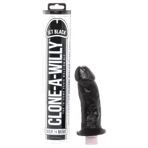 Clone-a-Willy - sada na odliatok penisu s vibrátorom - čierna