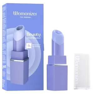Beauty - klitorálny stimulátor s vlnami vzduchu v tvare rúžu (fialový)