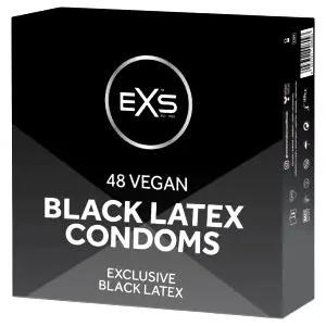 Black - čierny kondóm (48 ks)