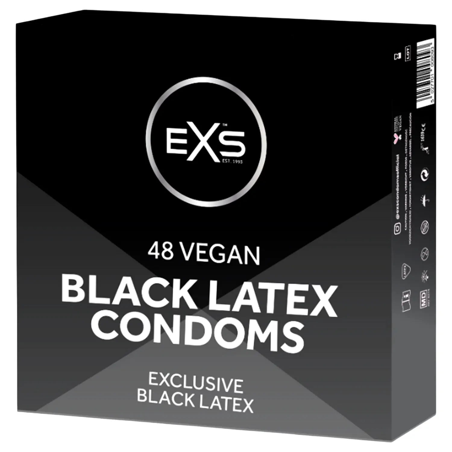 Black - čierny kondóm (48 ks) Black - čierny kondóm (48 ks)