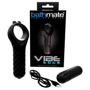 Bathmate Vibe Edge akumulátorový vibrátor (čierny)