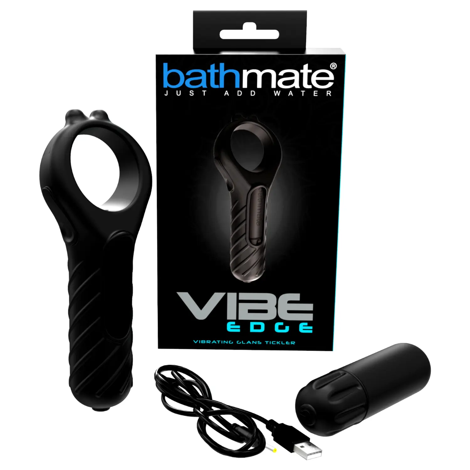 Bathmate Vibe Edge akumulátorový vibrátor (čierny) Bathmate Vibe Edge akumulátorový vibrátor (čierny)