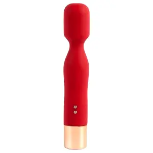 Charming Vibe Wand - masážny vibrátor - dobíjací - červený