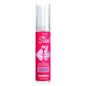 Steal My Kisses - lubrikant s príchuťou jahoda-šampanské (10 ml)