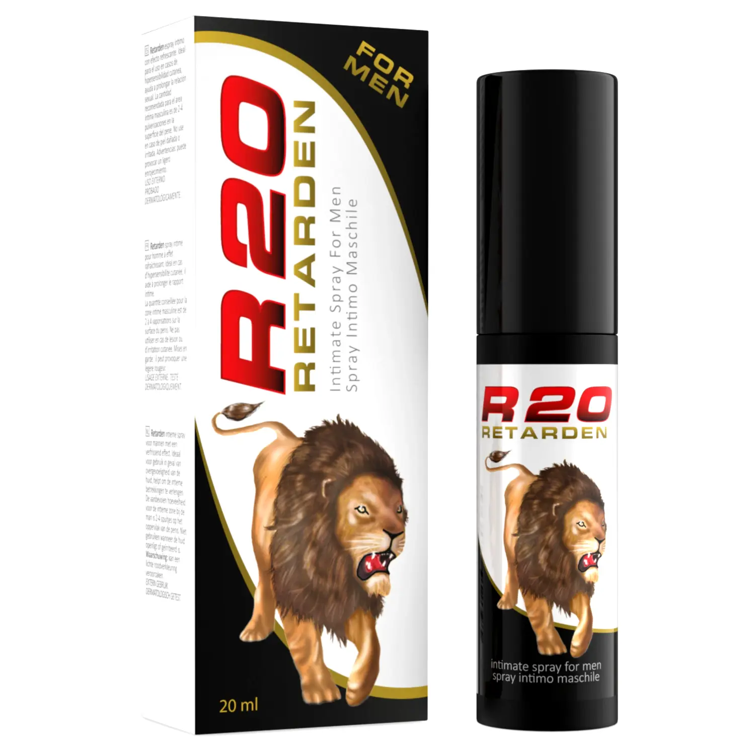 R20 - chladivý oneskorujúci sprej pre mužov (20 ml) R20 - chladivý oneskorujúci sprej pre mužov (20 ml)