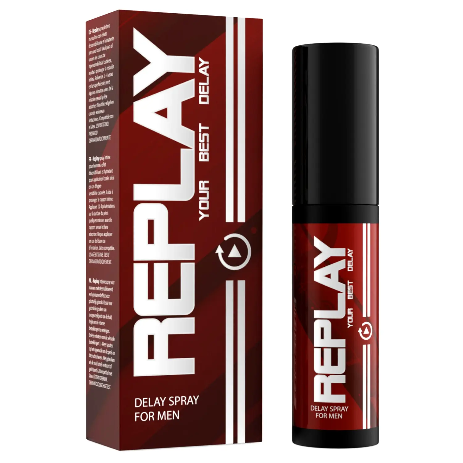 Replay - oneskorňujúci sprej pre mužov (20 ml) Replay - oneskorňujúci sprej pre mužov (20 ml)
