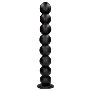Au! Balls of Lust obrovský análny korálkový reťazec (čierny) 55 cm