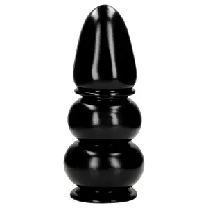 Au! Ultra Collosus extra veľký análny kolík (čierny) 33 cm