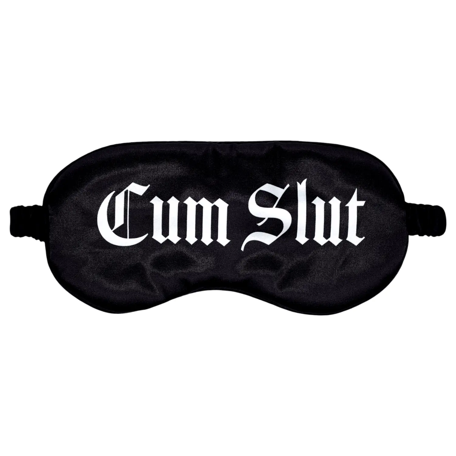 Au! saténová očná maska s nápisom „Cum Slut“ (čierna) Au! saténová očná maska s nápisom „Cum Slut“ (čierna)