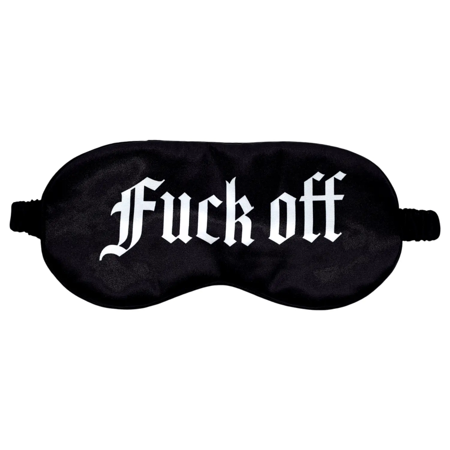 Au! Saténová očná maska s nápisom „Fuck Off“ (čierna) Au! Saténová očná maska s nápisom „Fuck Off“ (čierna)