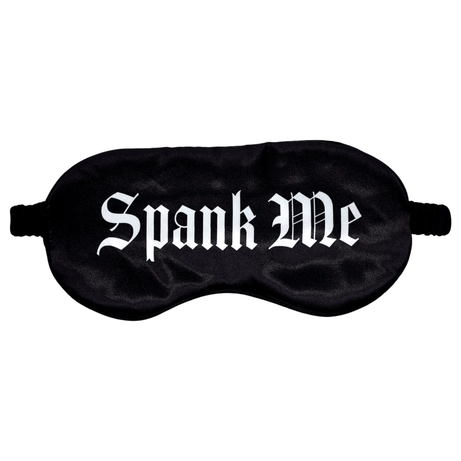 Au! saténová očná maska s nápisom „Spank Me“ (čierna) Au! saténová očná maska s nápisom „Spank Me“ (čierna)