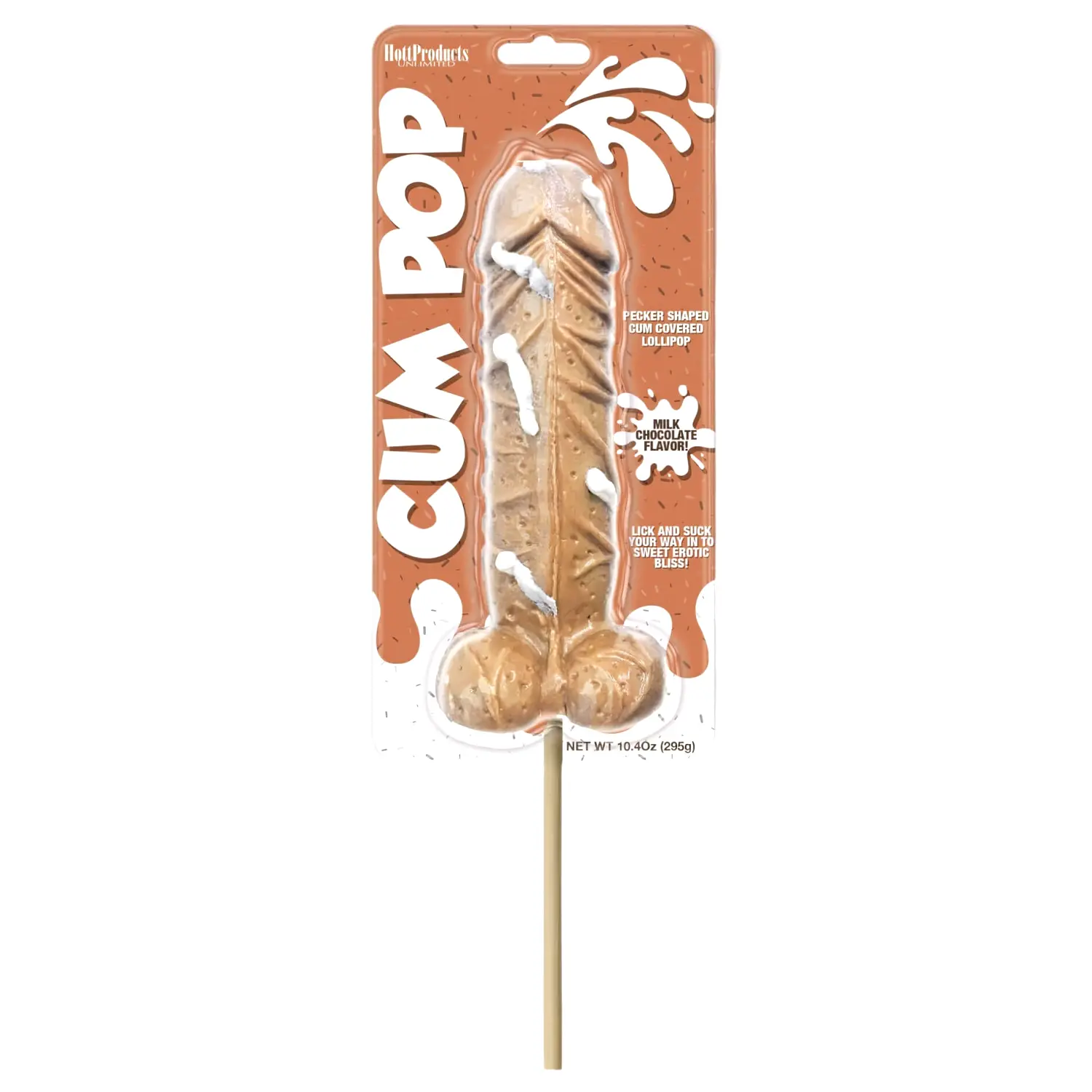 Cum Cock Pop - GIGA lízatko v tvare penisu (295g) - mliečna čokoláda Cum Cock Pop - GIGA lízatko v tvare penisu (295g) - mliečna čokoláda