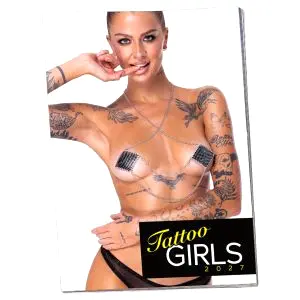 Tattoo Girls 2027 erotický nástenný kalendár (1 ks)