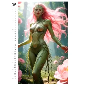 Wild Fantasy 2027 erotický nástenný kalendár (1 ks)