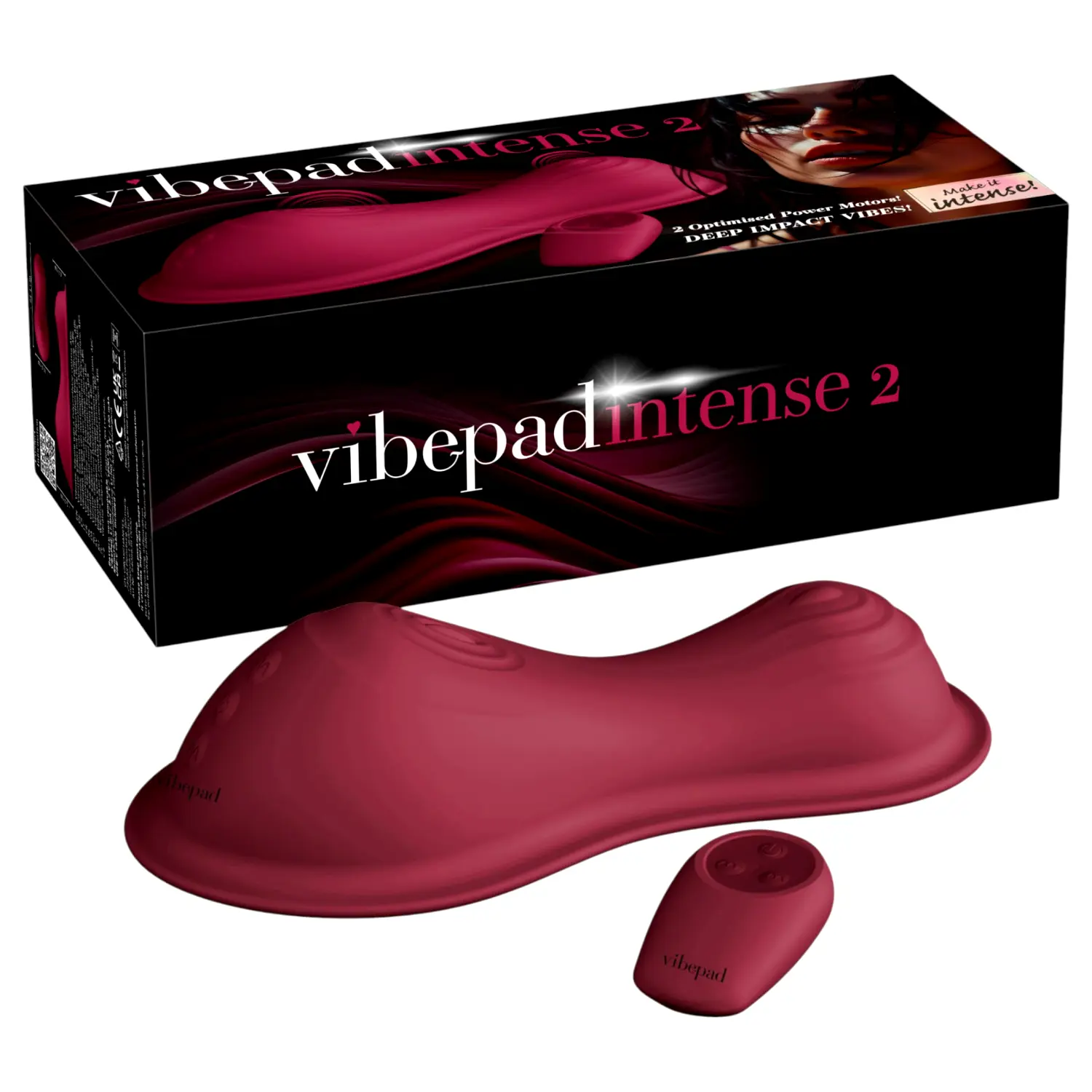 Vibepad Intense 2 vibračný vankúš s diaľkovým ovládaním (červený) Vibepad Intense 2 vibračný vankúš s diaľkovým ovládaním (červený)