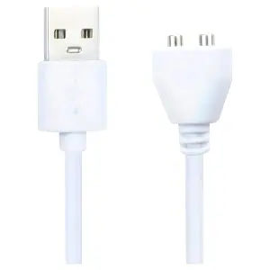 Pleasure Charge Pantyrebel magnetický USB nabíjací kábel (biely)