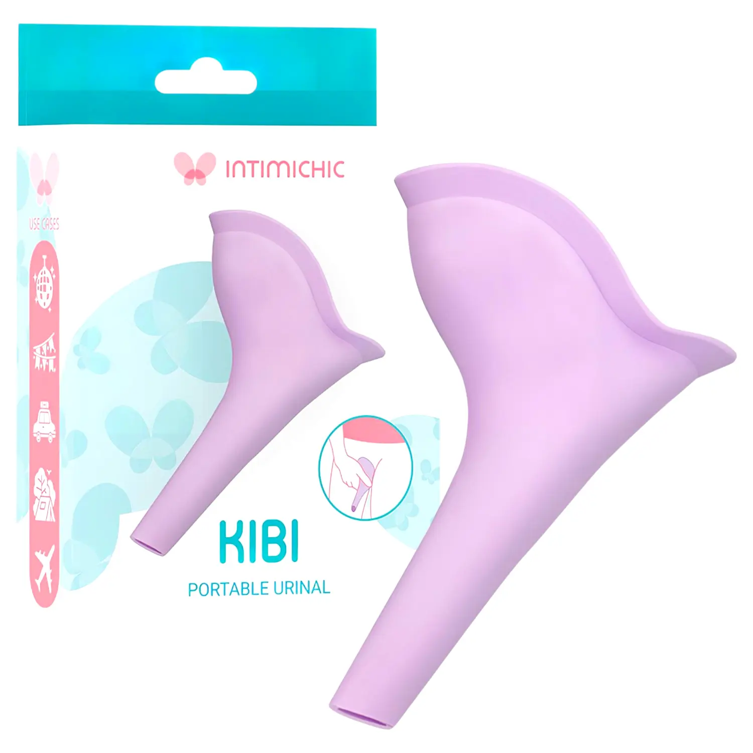Intimichic Kibi ženský urinovací lievik (fialový) Intimichic Kibi ženský urinovací lievik (fialový)