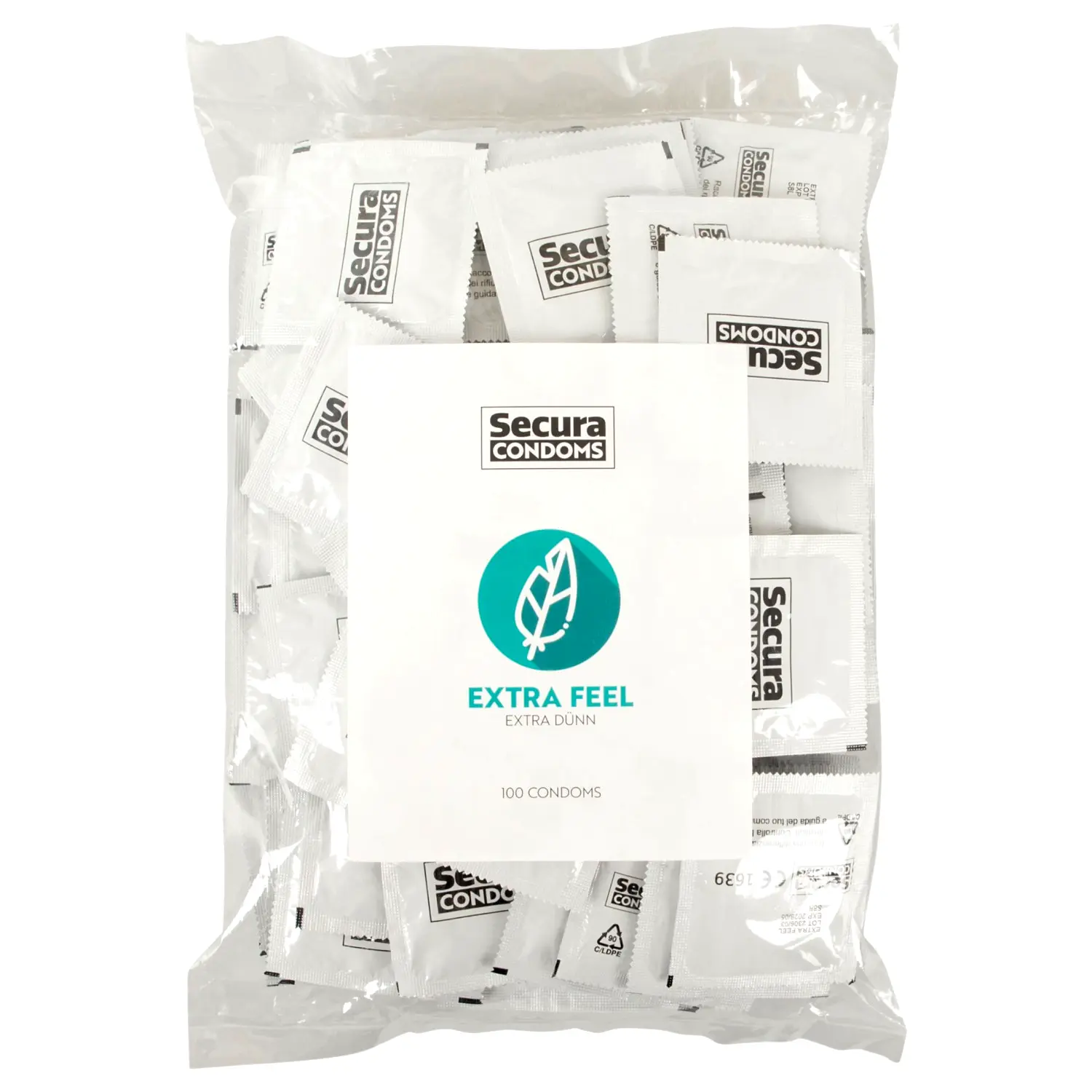 Secura Extra Feel extra tenký kondóm (100 ks) Secura Extra Feel extra tenký kondóm (100 ks)