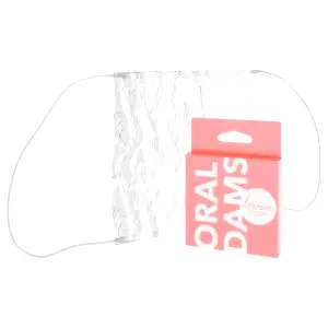 Oral Dams - bezlatexová orálna vreckovka (3 ks)