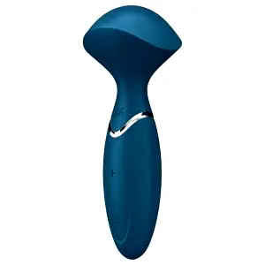 Mini Wand-er - vodotesný masážny vibrátor (modrý)