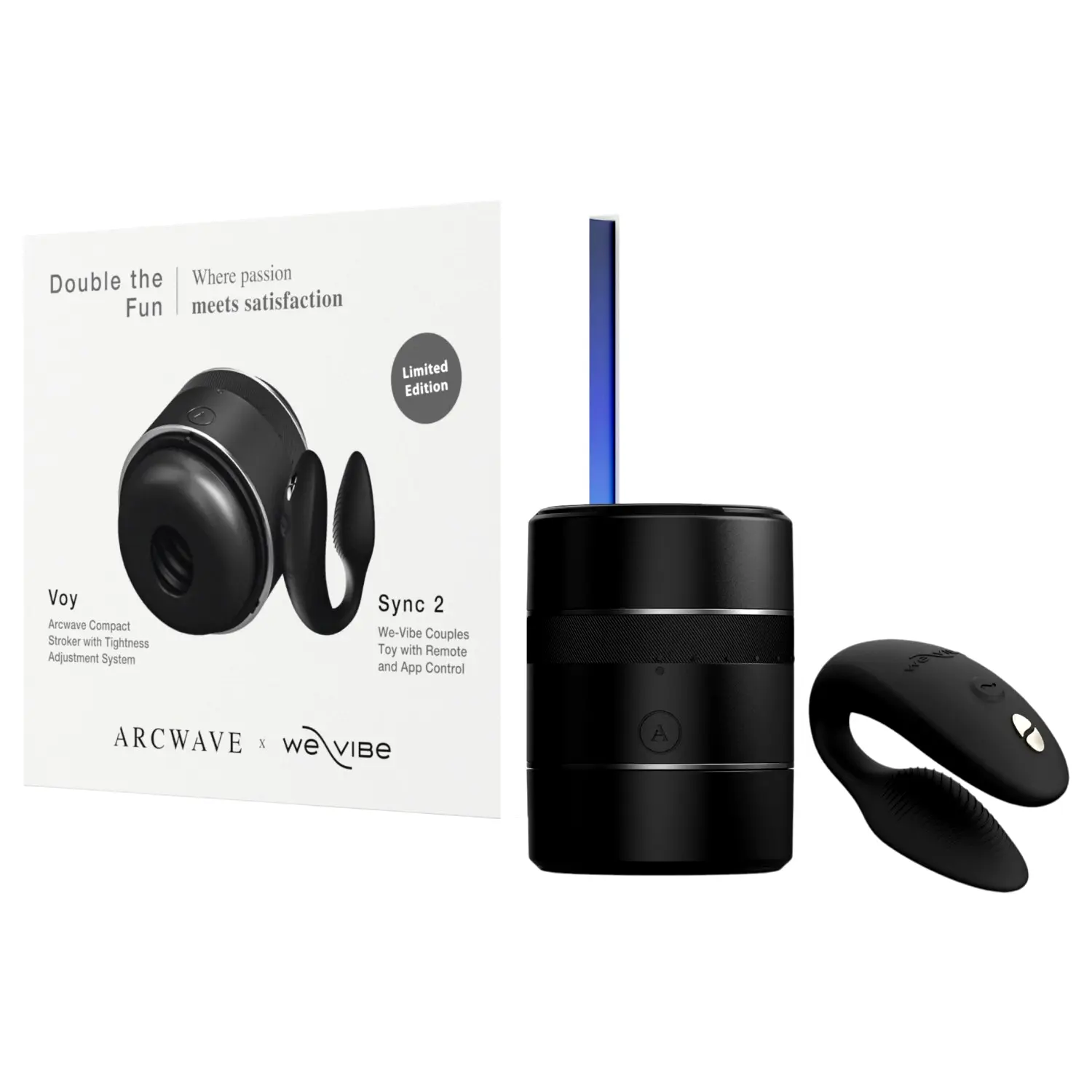 Sada Voy a We-Vibe Sync 2 - Double the Fun (čierna) Sada Voy a We-Vibe Sync 2 - Double the Fun (čierna)