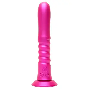 ROMP Jiggle vibračný posúvač s prísavkou (ružový)