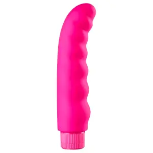 Vlnitý vibrátor (ružový) - 16 cm