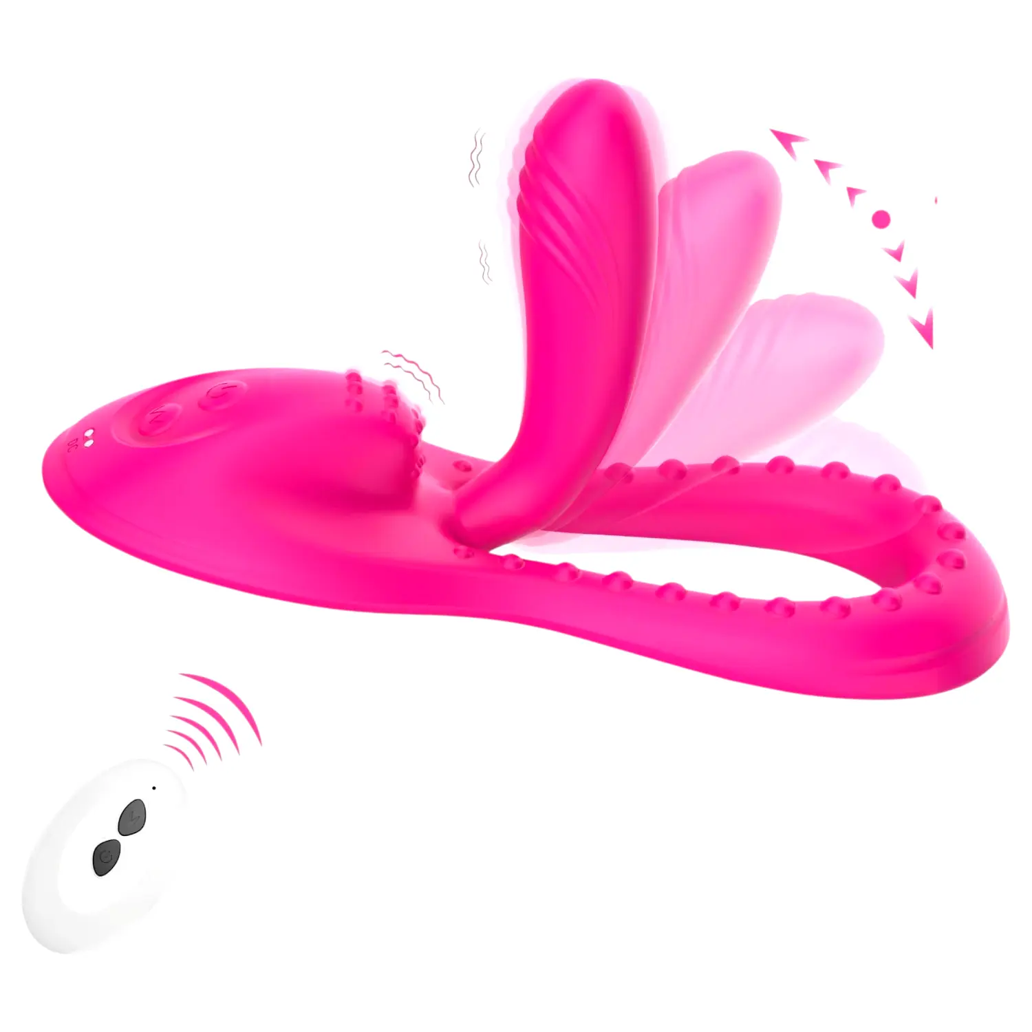 Flexibilný vankúšový vibrátor (ružový) Flexibilný vankúšový vibrátor (ružový)