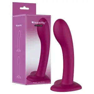 Tekutý silikónový dildo (fialové)