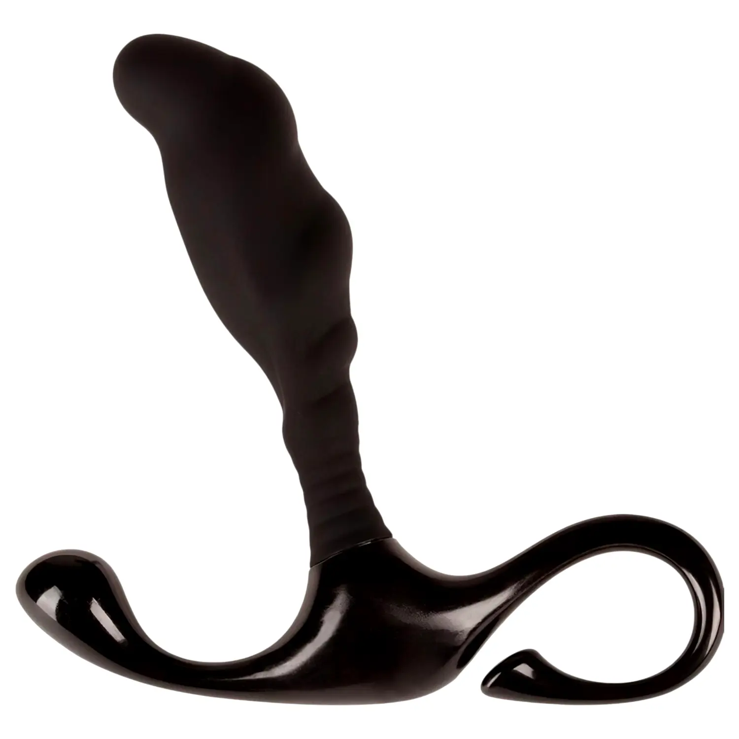Nero - akumulátorový vibračný stimulátor prostaty (čierny) - 7 cm Nero - akumulátorový vibračný stimulátor prostaty (čierny) - 7 cm