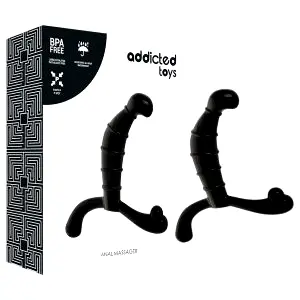 Masážny prístroj na prostatu a hrádzu (čierny) - 11