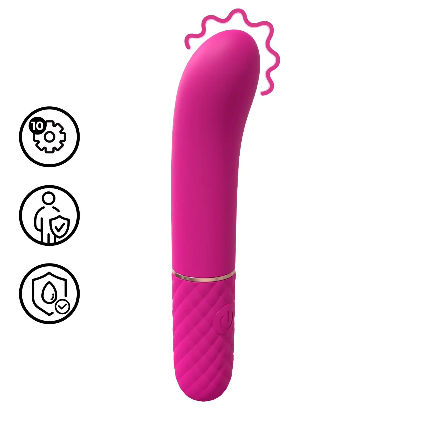 Mini vibrátor na bod G (ružový) Mini vibrátor na bod G (ružový)